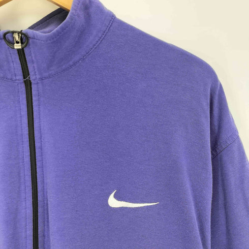 ナイキ NIKE 90S DRI-F.I.T AGASSI 台湾製 スウッシュロゴ刺繍 ハーフジップトップス メンズ JPN:L