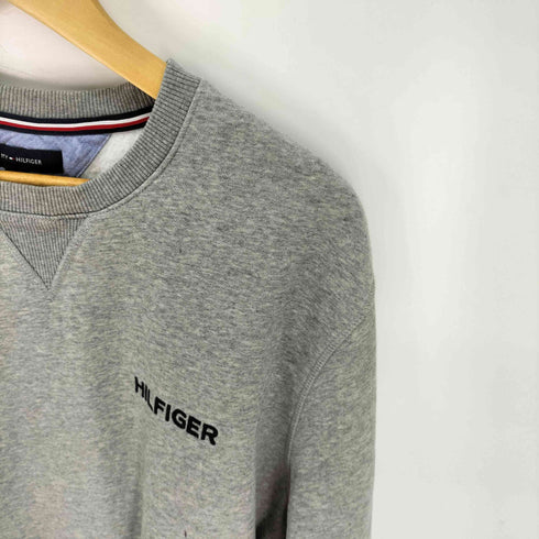 トミーヒルフィガー TOMMY HILFIGER 刺繍ロゴ クルーネックスウェット メンズ XL