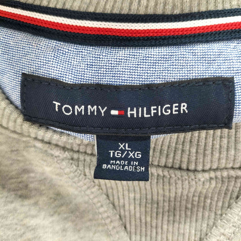 トミーヒルフィガー TOMMY HILFIGER 刺繍ロゴ クルーネックスウェット メンズ XL