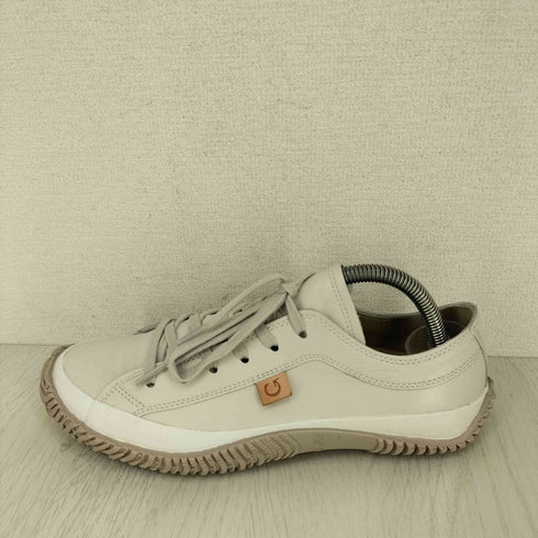 スピングルムーブ SPINGLE MOVE SP-110 Ivory Kangaroo leather Low Cut Sneakers アイボリー カンガルーレザー ローカットスニーカー レディース JPN:XS