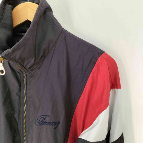 トミー TOMMY 配色切替 刺繍ロゴ ブルゾン メンズ L