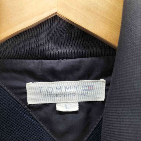トミー TOMMY 配色切替 刺繍ロゴ ブルゾン メンズ L