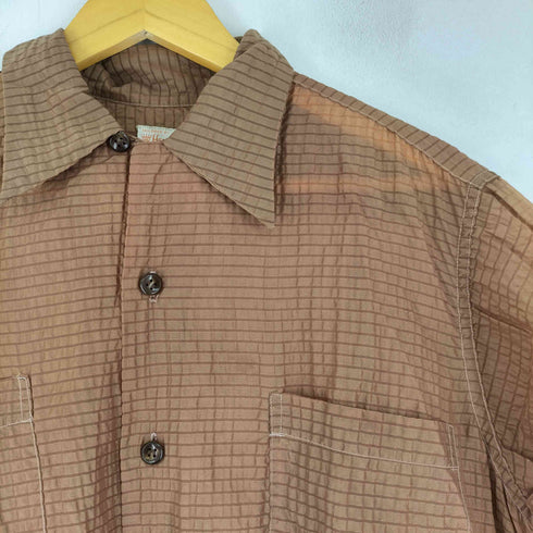 HEMSON 70S ナイロン 半袖 ポケットシャツ メンズ