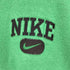 ナイキ NIKE 00S グレー三角タグ スウッシュロゴ刺繍 モックネック ハーフジップ ラグラン L/S スウェット メンズ JPN:XL