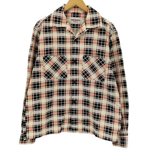 ウィアード WEIRDO 24AW WIND UP - L/S CHECK SHIRTS チェックワークシャツ メンズ JPN:S