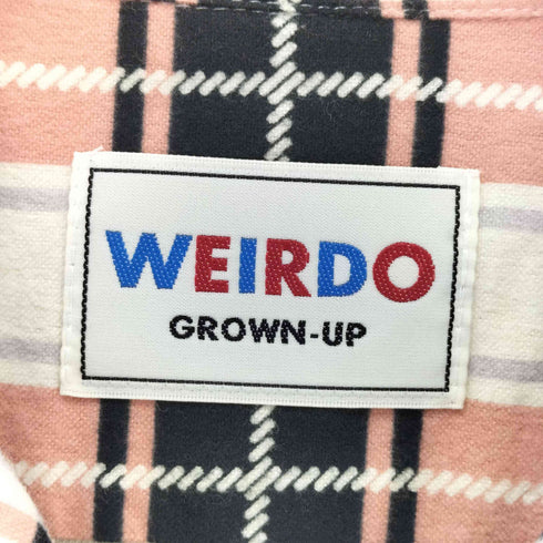 ウィアード WEIRDO 24AW WIND UP - L/S CHECK SHIRTS チェックワークシャツ メンズ JPN:S