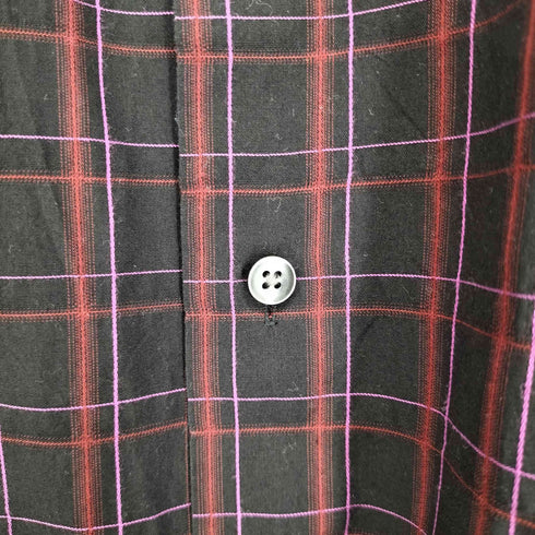 ヴァンヒューゼン VAN HEUSEN チェック柄 L/S シャツ メンズ XL