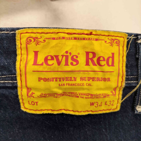 リーバイスレッド Levis RED PLEATED TROUSER ワンタック ストレート デニム パンツ メンズ 34X32