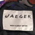 イエーガー JAEGER 80s 英国製 総柄 ウール バンドカラー ジャケット スカート セットアップ レディース 10