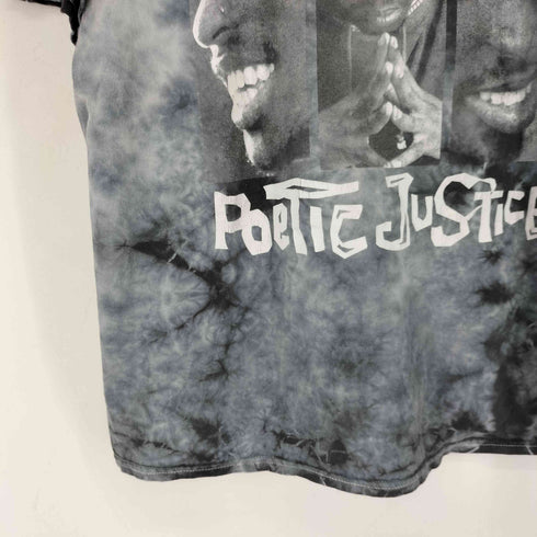 POETIC JUSTICE 2PAC グラフィックプリント 半袖 Tシャツ メンズ import:L