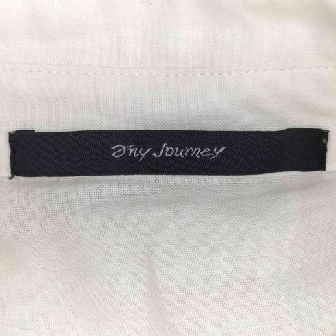any journey リネン コットン 長袖 ポケットシャツ レディース FREE