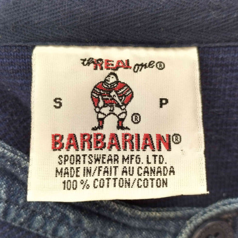 バーバリアン BARBARIAN ヘンリーネック コットン カットソー メンズ import:S
