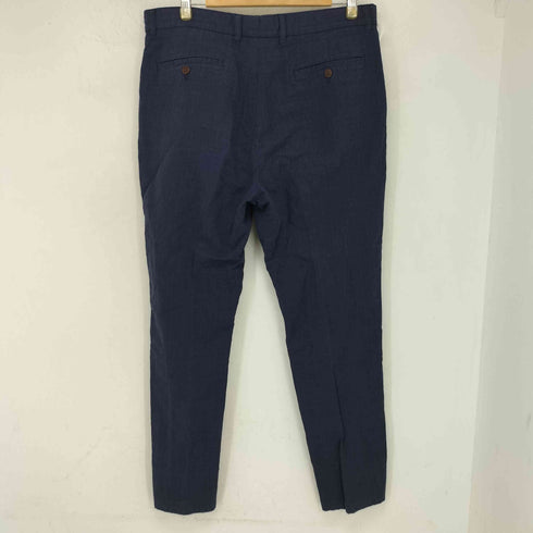 charles tyrwhitt リネン混 チェック柄 スラックスパンツ メンズ FR:36-38