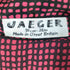 イエーガー JAEGER 80s 英国製 チェック柄 ボウタイ 長袖 ブラウス レディース 91cm-36in