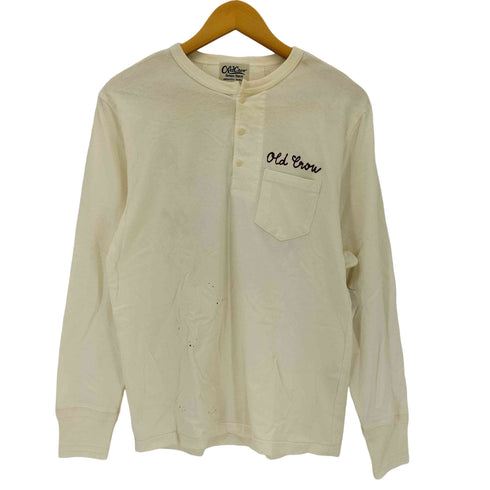 オールドクロウ OLD CROW FOUR CYLINDER ASSOC - L/S HENRY T-SHIRTS フォー・シリンダー・アソシエーション ヘンリーネック 長袖Tシャツ メンズ JPN:M