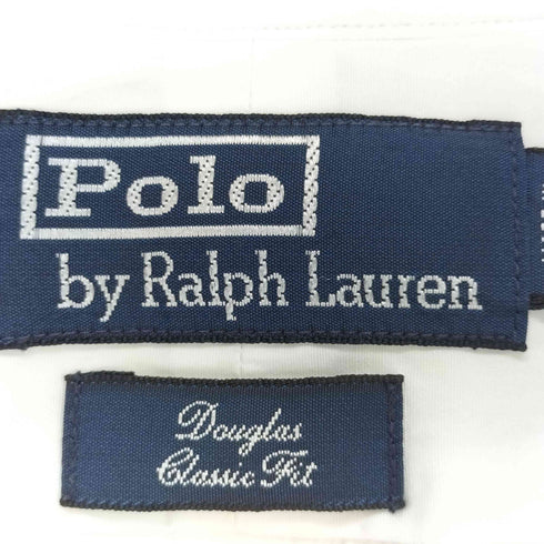 ポロバイラルフローレン Polo by RALPH LAUREN 90s Douglas Classic Fit ポニー刺繍 ロングスリーブ ドレスシャツ メンズ 15 1/2 -34