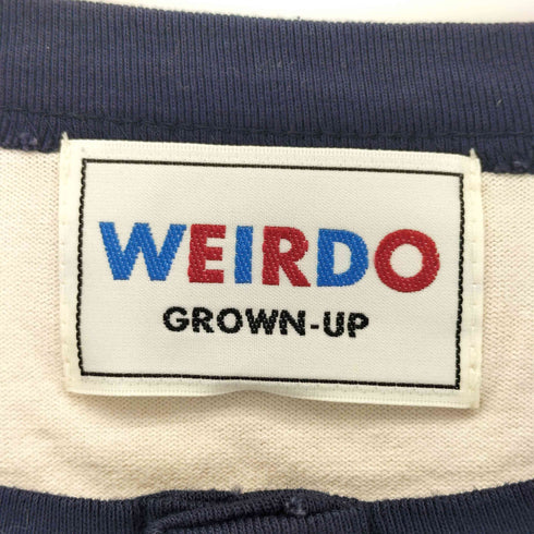 ウィアード WEIRDO 24SS KEEP ON FUCKIN' - BASEBALL HENRY T-SHIRTS キープ・オン・ファッキン・ベースボール・ヘンリー・ティーシャツ メンズ JPN:M