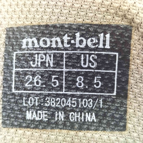 モンベル mont bell GORE-TEX ゴアテックス ティトンブーツ トレッキングブーツ メンズ JPN:26.5