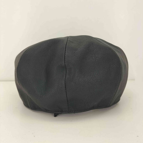 オールドクロウ OLD CROW SPEED SHOP - LEATHER CASQUETTE カウレザー キャスケット メンズ M