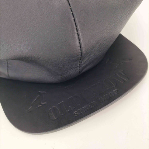 オールドクロウ OLD CROW SPEED SHOP - LEATHER CASQUETTE カウレザー キャスケット メンズ M