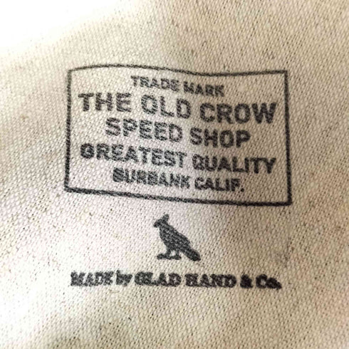 オールドクロウ OLD CROW SPEED SHOP - LEATHER CASQUETTE カウレザー キャスケット メンズ M