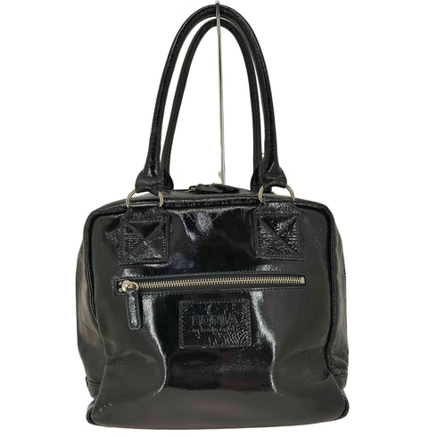 ソニアバイソニアリキエル SONIA by SONIA RYKIEL パテントレザー 牛革 トートバッグ Y2K レディース