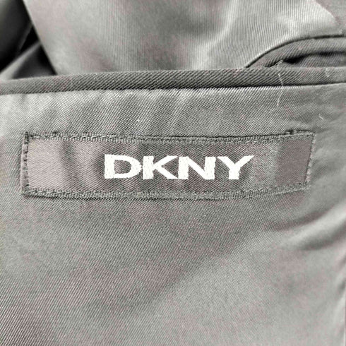 ダナキャランニューヨーク DKNY 00S ポリ レーヨン 2B テーラード ジャケット スラックス パンツ セットアップ メンズ S