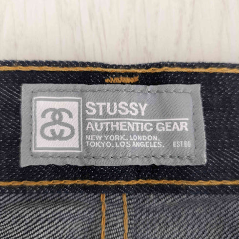ステューシー Stussy AUTHENTIC GEAR ROUGH&RUGGED INDIGO BLUE DENIM オーセンティックギア ラフ&ラゲッド インディゴブルーデニム メンズ US:34-35