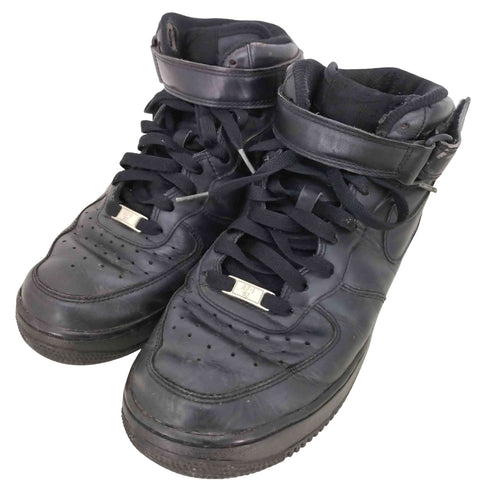 ナイキ NIKE Air Force 1 Mid 07 Black エアフォース1 ミッド ブラック メンズ JPN:27