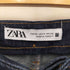 ザラ ZARA フロントポケット ワイド フレア セーラー デニム レディース EUR:36