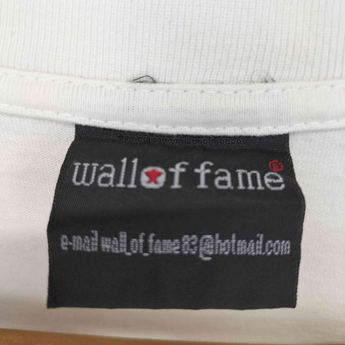 ウォールオブフェイム wall of fame 90-2000s 袖裾シングル 両面プリント 半袖 バンドTシャツ メンズ
