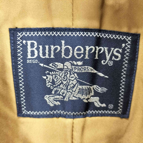 バーバリーズ BURBERRYS 90s ノバチェックライナー付き 比翼ステンカラーコート メンズ 170