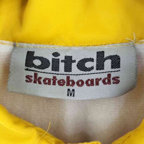 ビッチスケートボーディング bitch skateboards 90s ロゴ刺繍 コーチジャケット メンズ M