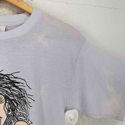 ヘルスニット Healthknit 90S USA製 BINGO NUT 袖裾シングル 半袖 Tシャツ メンズ L 42-44