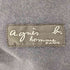アニエスベーオム Agnes b.homme 90s フランス製 ボンディング ジップアップ ハーフコート メンズ 0