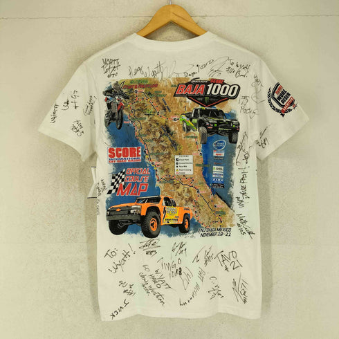 SCORE スコア BAJA 1000 レース 2015 サイン入り 半袖 Tシャツ メンズ S