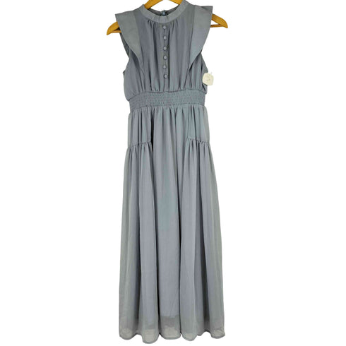 グレイル GRL 楊柳シフォンフリルフレアワンピース レディース import:S