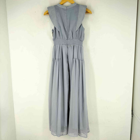グレイル GRL 楊柳シフォンフリルフレアワンピース レディース import:S