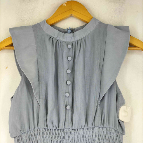 グレイル GRL 楊柳シフォンフリルフレアワンピース レディース import:S