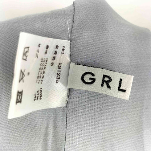 グレイル GRL 楊柳シフォンフリルフレアワンピース レディース import:S