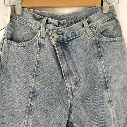 アルシーヴ archives 変形ジップ ワイドデニムパンツ レディース JPN:S