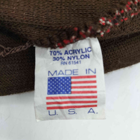 ロキシー ROXY USA製 ビーチ ボーダー ロゴ ニット帽 ビーニー レディース