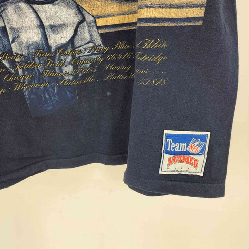 ナツメグ NUTMEG 90S USA製 シングルステッチ フロントプリントTシャツ メンズ M