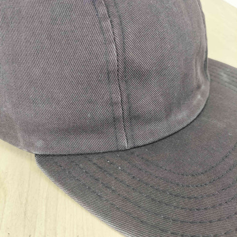 90s USA製 無地 6パネル スナップ キャップ メンズ