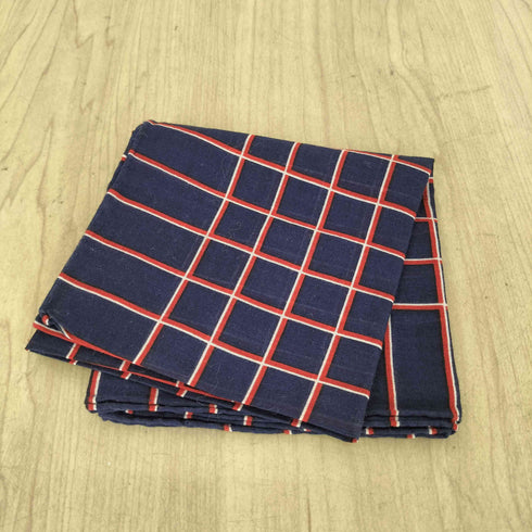 イヴサンローラン Yves Saint Laurent 格子柄 ハンカチ レディース