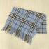 バーバリーロンドン BURBERRY LONDON カシミヤ チェック ニット フリンジ マフラー レディース