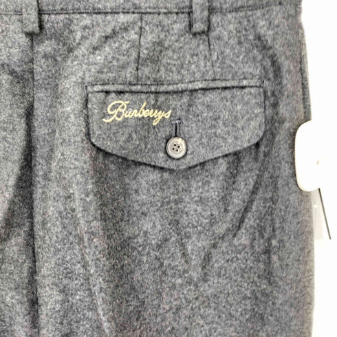 バーバリーズ BURBERRYS サイドジップ ウール スラックス レディース 9