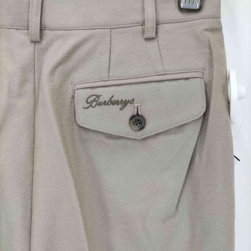 バーバリーズ BURBERRYS サイドジップ ウール スラックス レディース 9