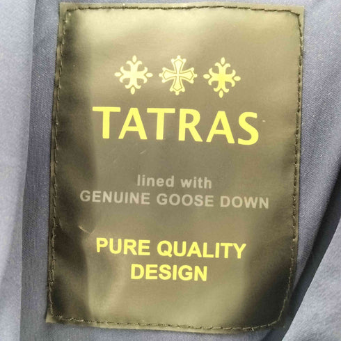 タトラス TATRAS AGOGNA アゴーニャ ベルト アシンメトリー ロングダウンコート レディース 01