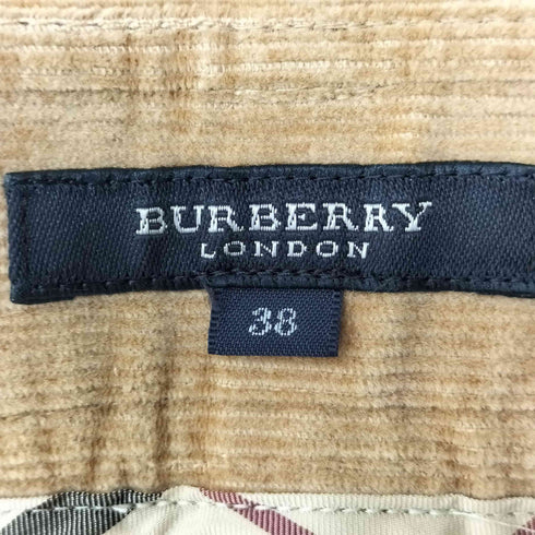 バーバリーロンドン BURBERRY LONDON 細畝 コーデュロイ パンツ レディース 38